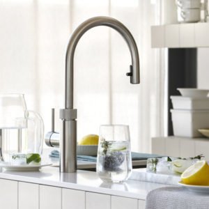 Quooker Flex mit sprudeldem Wasser