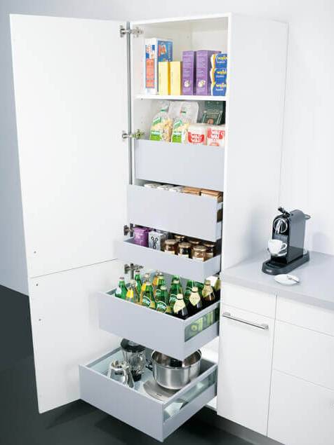 Küchenschrank mit ausziehbaren Schubladen