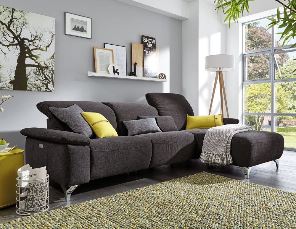 Musterring MR 370 Sofa in Stoff anthrazit - Home Company Möbel