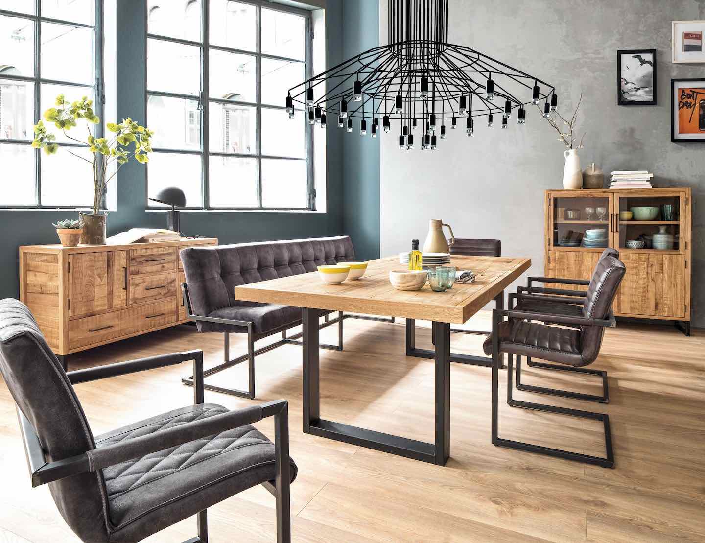 Styles United Crawford Esstisch Stuhl Cambridge