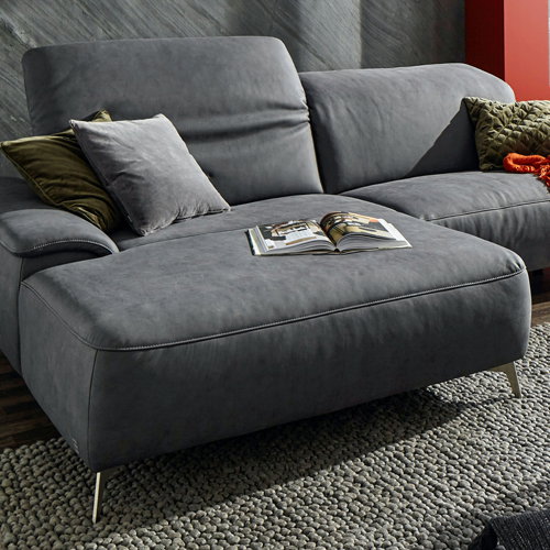 Ledersofa Global Liberia, großer Longchair, Pflegetipps