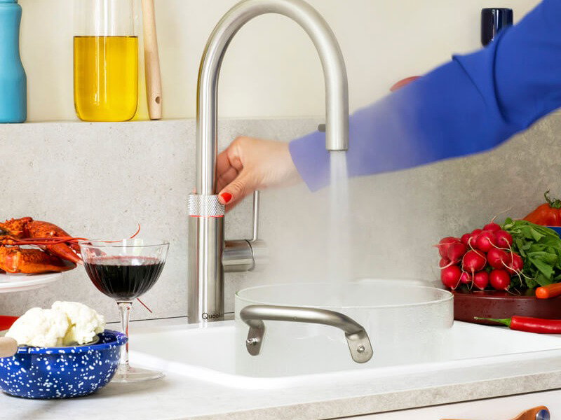 Quooker Flex, kochendes Wasser, Wasserhahn
