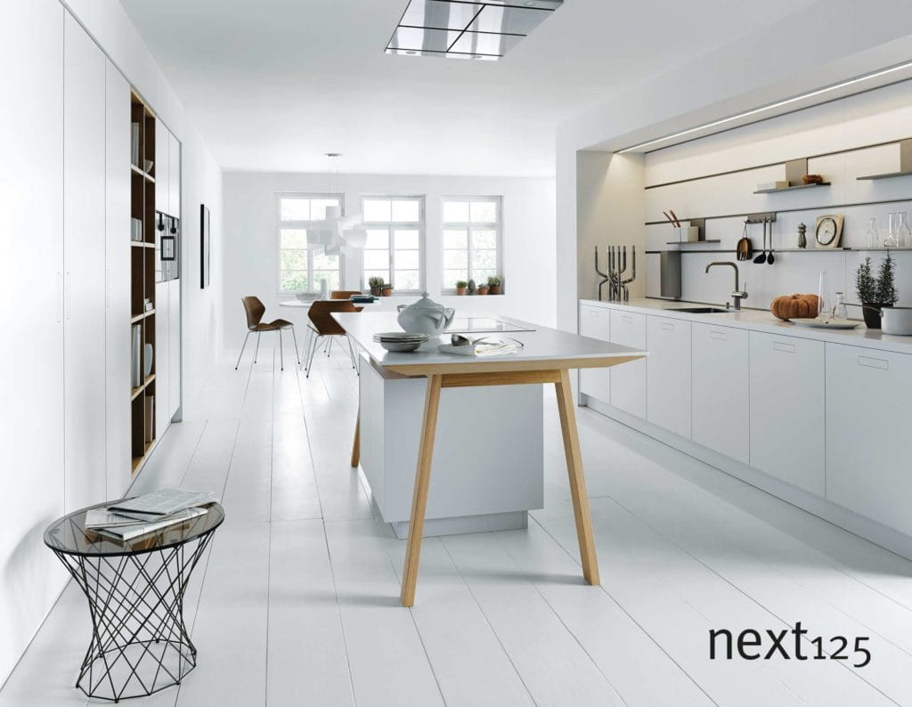 Küche Marke Next125 NX800 Solid Polarisweiss
