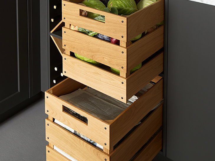 Holzelemente Landhausk&uuml;che