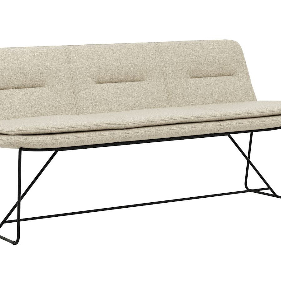 Polsterbank Macano - B ca. 180 cm, Stoff, Beige