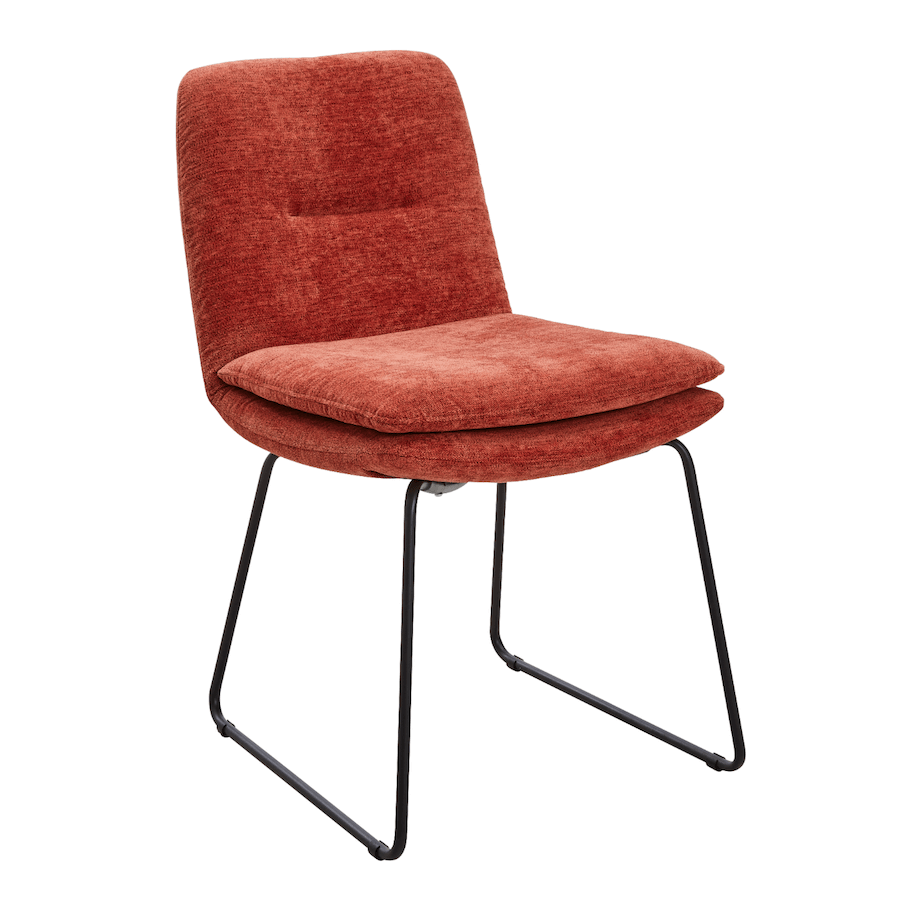 Stuhl Macano - Stoff, Rot von Global FAmily