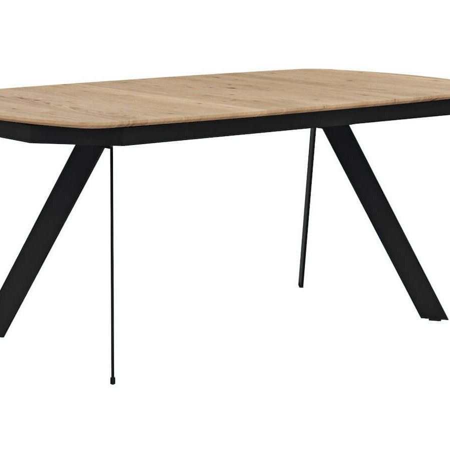 sstisch Dinner - ausziehbar, LB ca. 180x100 cm, Eiche massiv