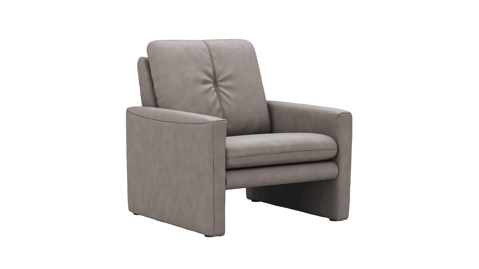 Sessel Tenero - inkl. Relaxfunktion, Stoff, Grau von Global Select