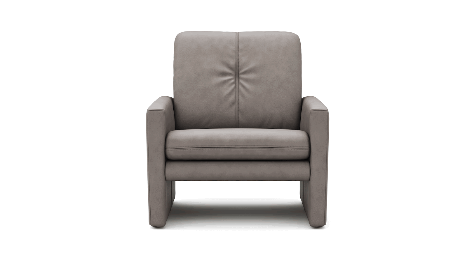 Sessel Tenero - inkl. Relaxfunktion, Stoff, Grau von Global Select