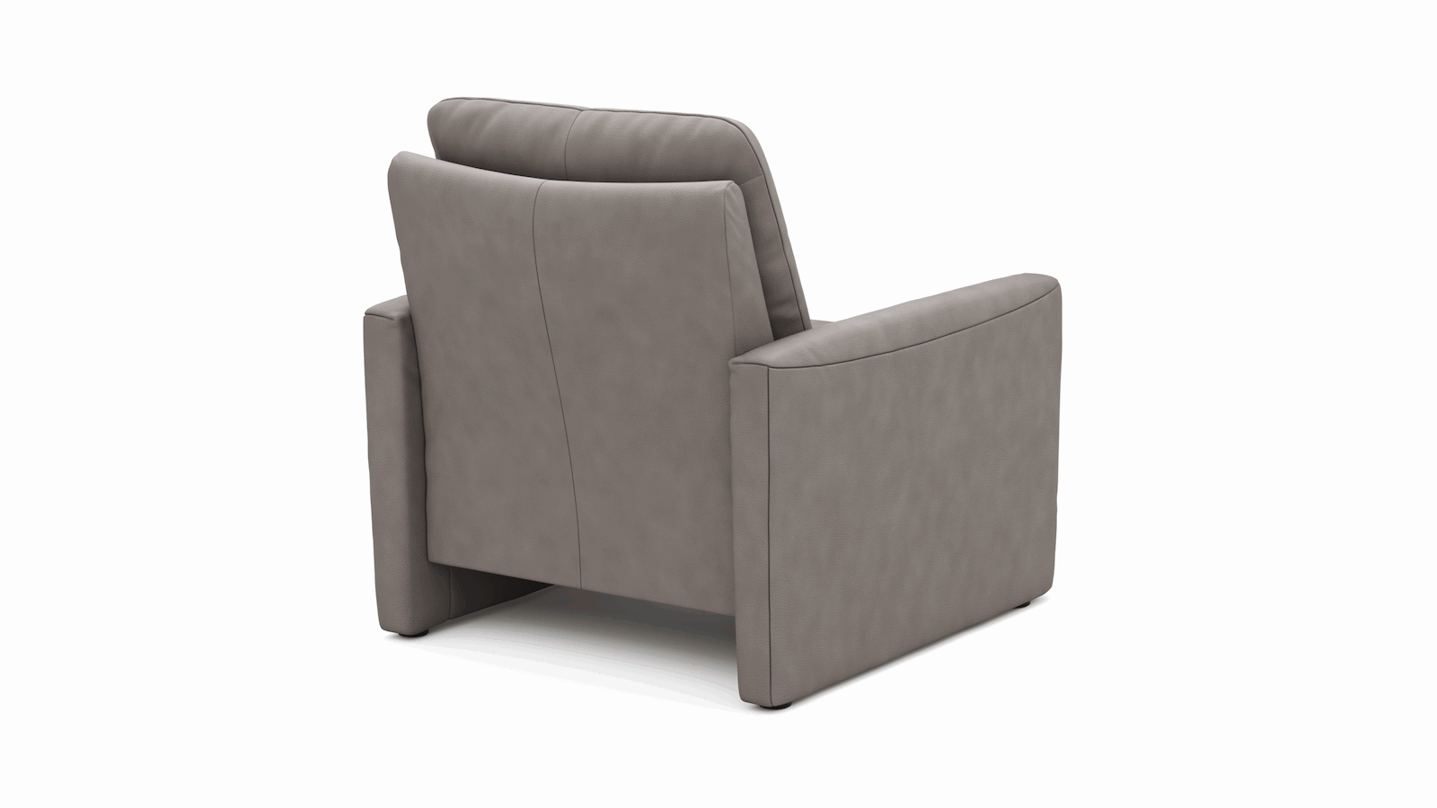Sessel Tenero - inkl. Relaxfunktion, Stoff, Grau von Global Select