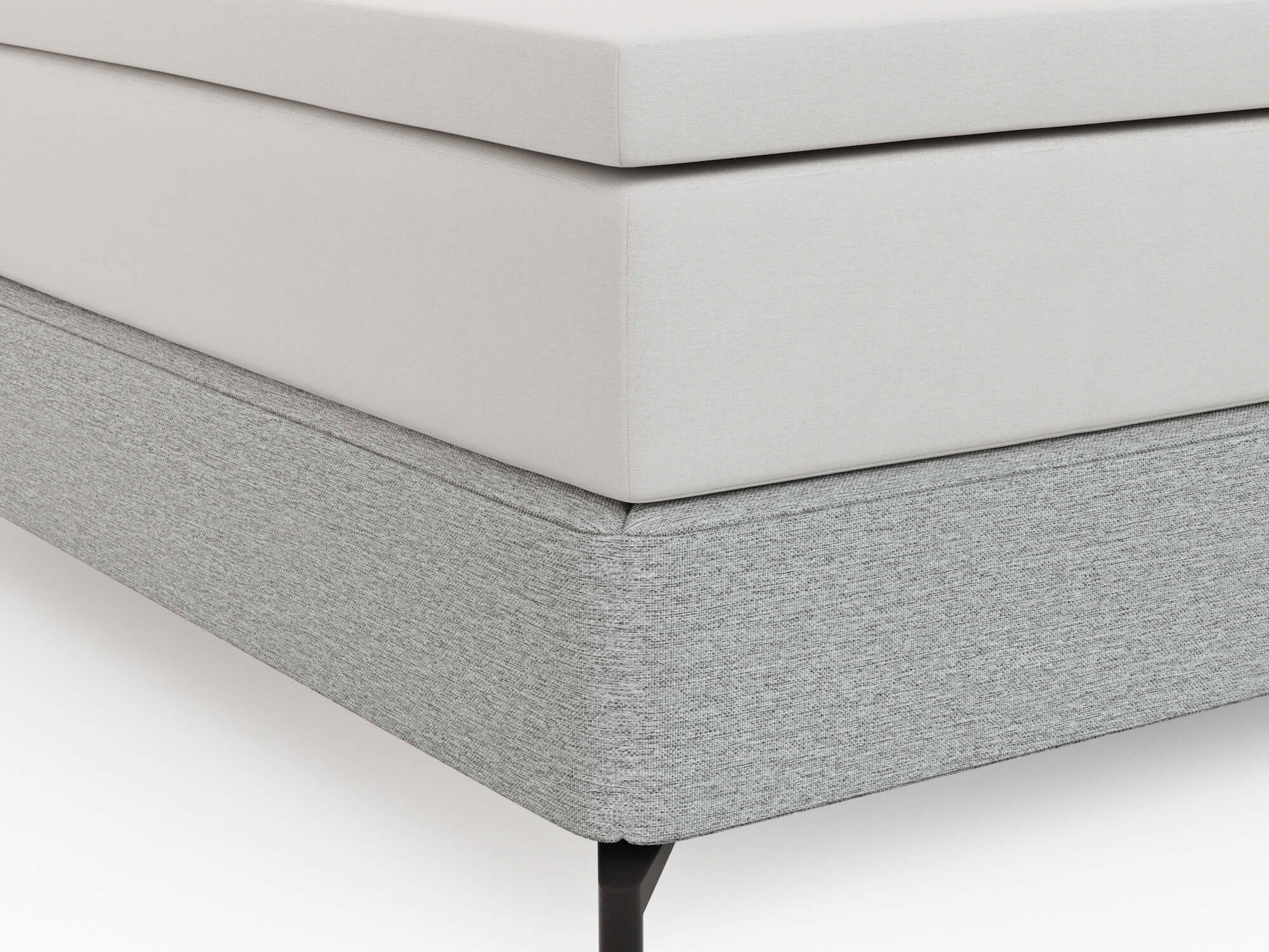 Boxspringbett Alpin von Natura Home, Variante in grau