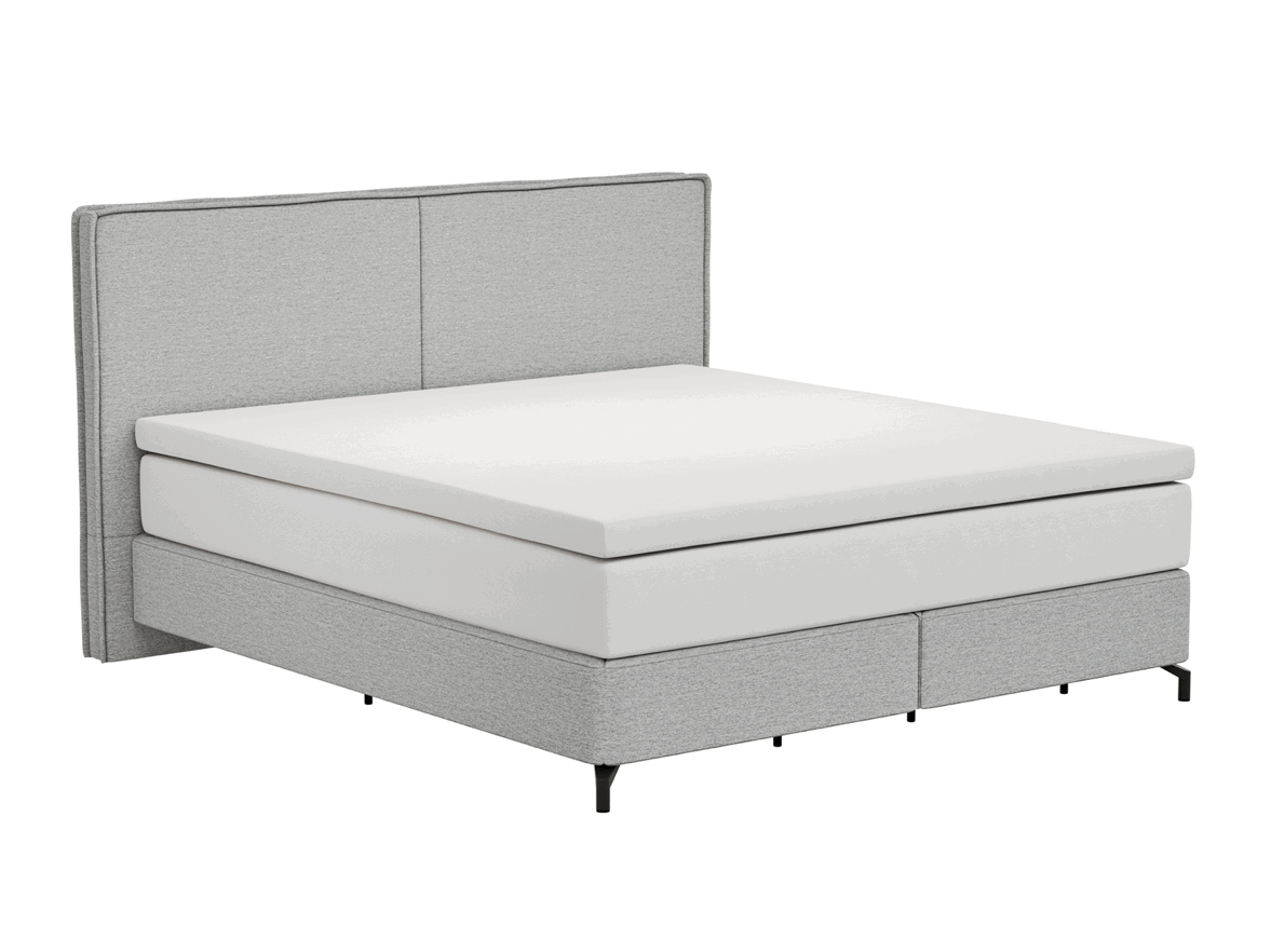 Boxspringbett Alpin von Natura Home, Variante in grau