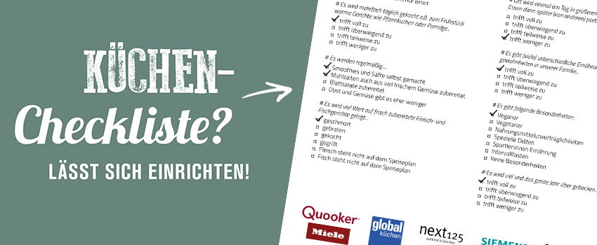 K&uuml;chen Checklistr