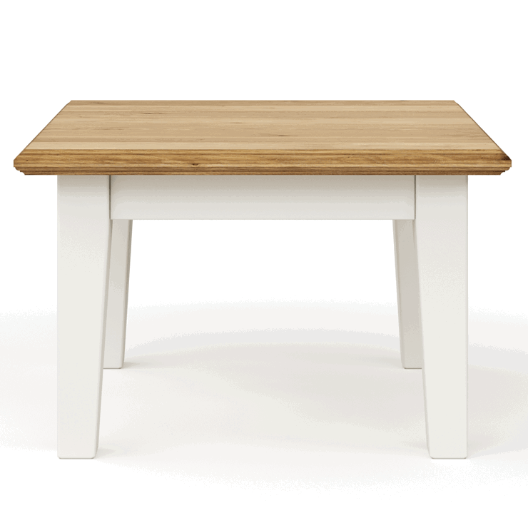 Beistelltisch Louisiana - LBH ca. 70x70x45 cm, Weiß von Styles United