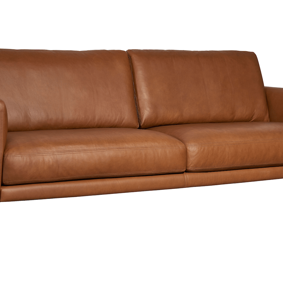 Sofa Cuneo - 2-Sitzer, Leder, Cognac von Contur Einrichten