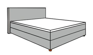 Füße Boxspringbett