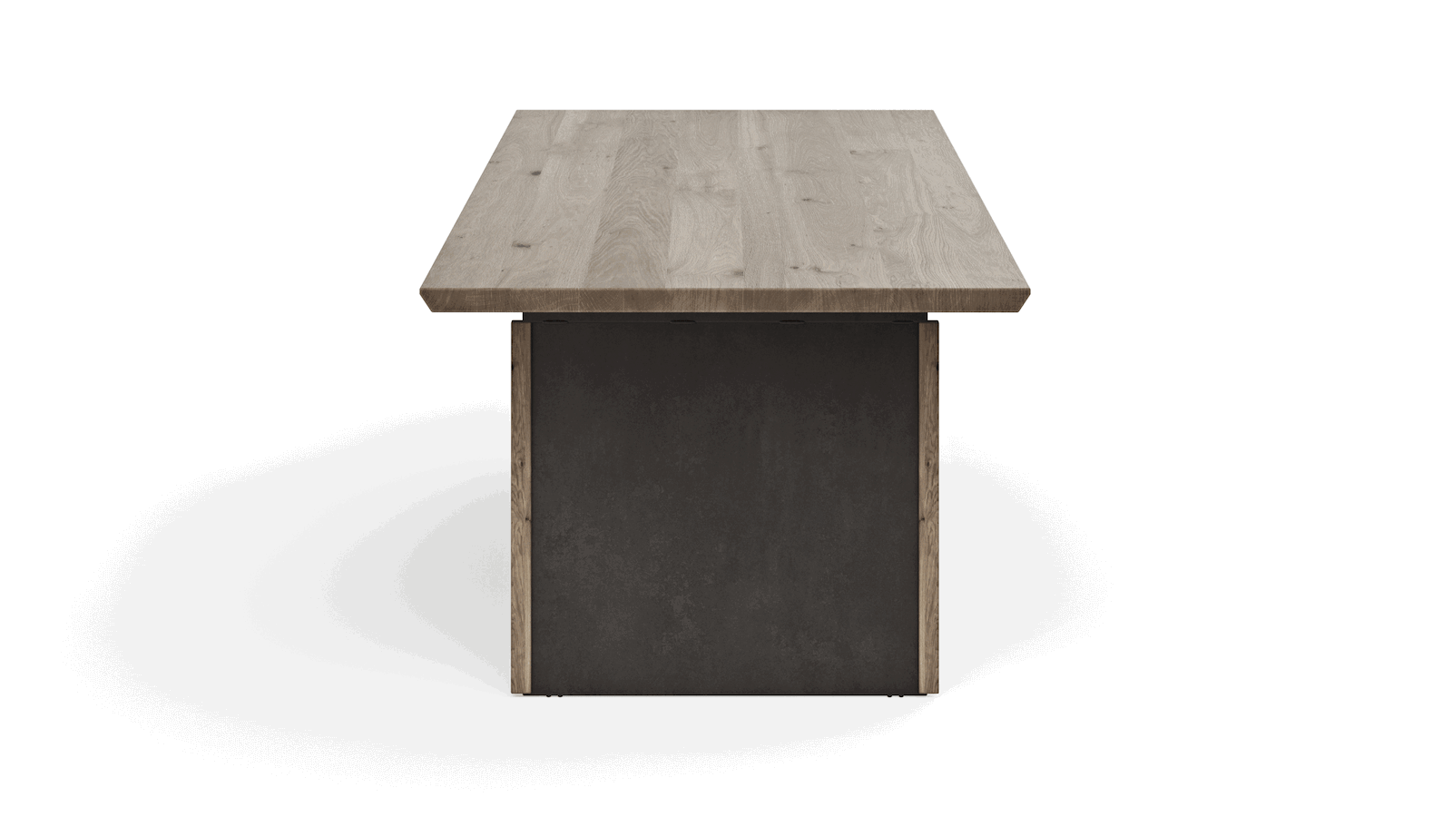 Esstisch Bakersfield - LB ca. 240x100 cm, Asteiche massiv, barrique von Natura Home