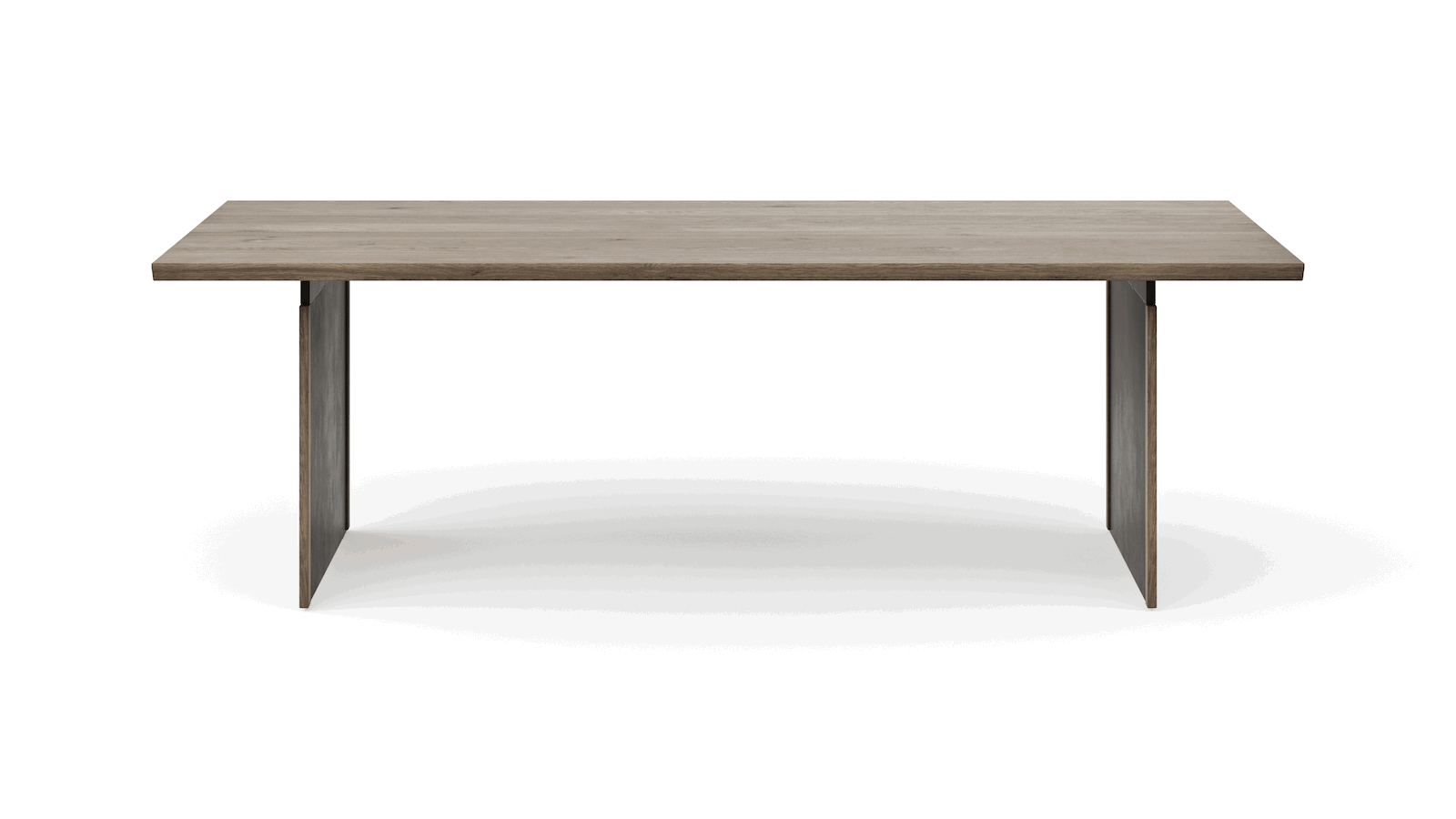 Esstisch Bakersfield - LB ca. 240x100 cm, Asteiche massiv, barrique von Natura Home