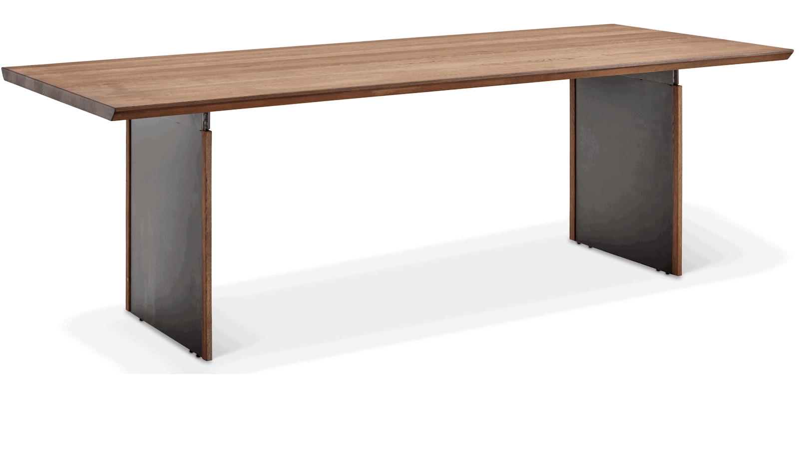 Esstisch Bakersfield - LB ca. 240x100 cm, Asteiche massiv, barrique von Natura Home