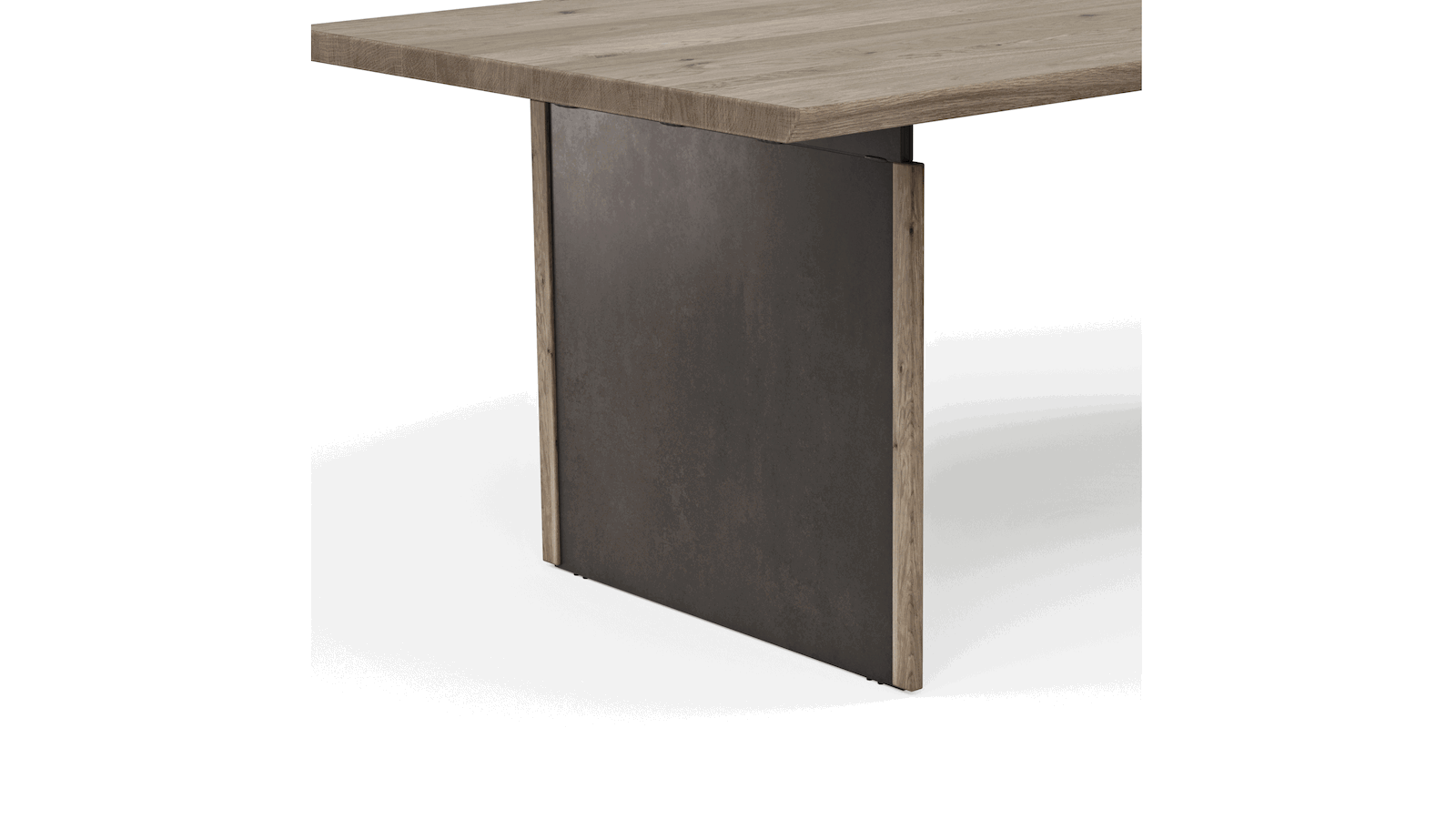 Esstisch Bakersfield - LB ca. 240x100 cm, Asteiche massiv, barrique von Natura Home