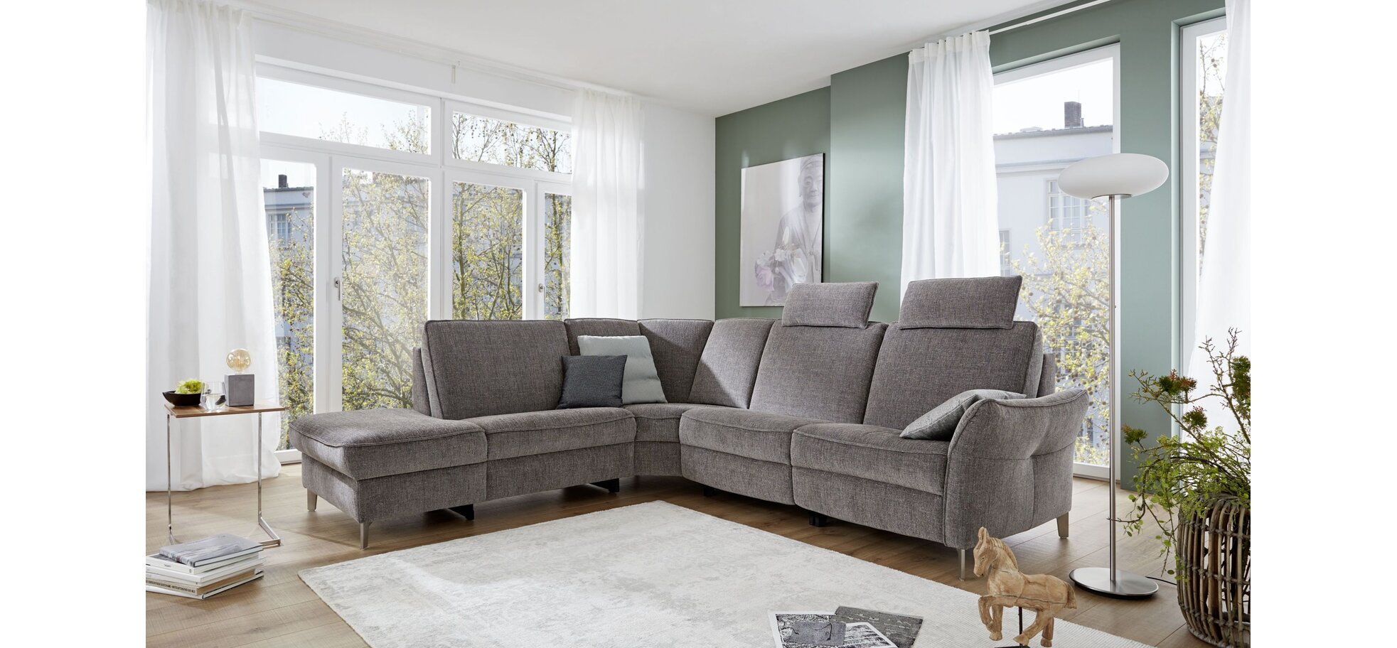 Polsterecke in grau – Bild 2