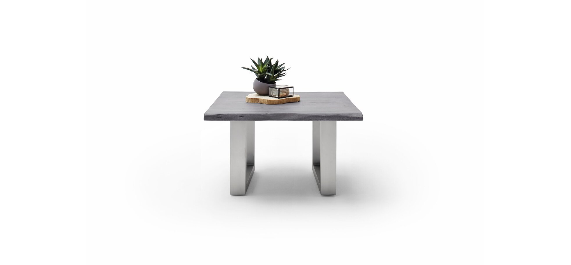 Couchtisch MAIDI grau mit U-Form Gestell – Bild 2