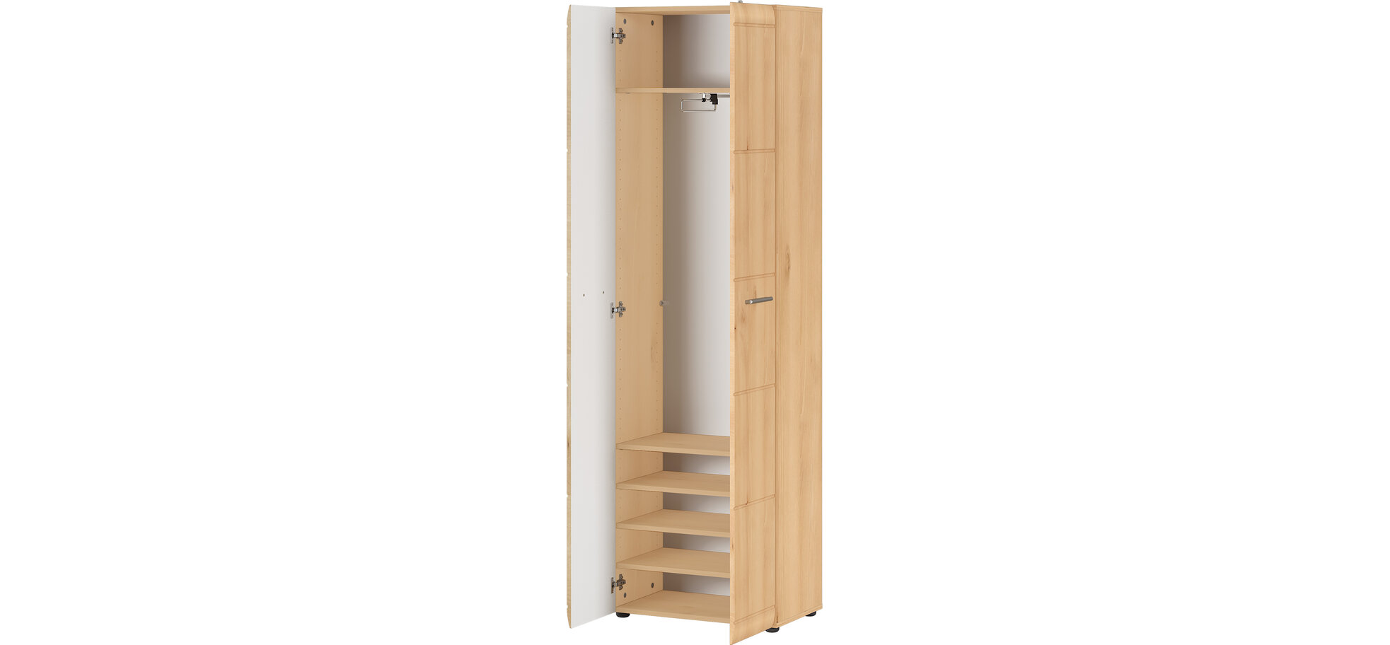 Garderobenschrank GALDO 2-türig Edelbuche Nachbildung – Bild 4