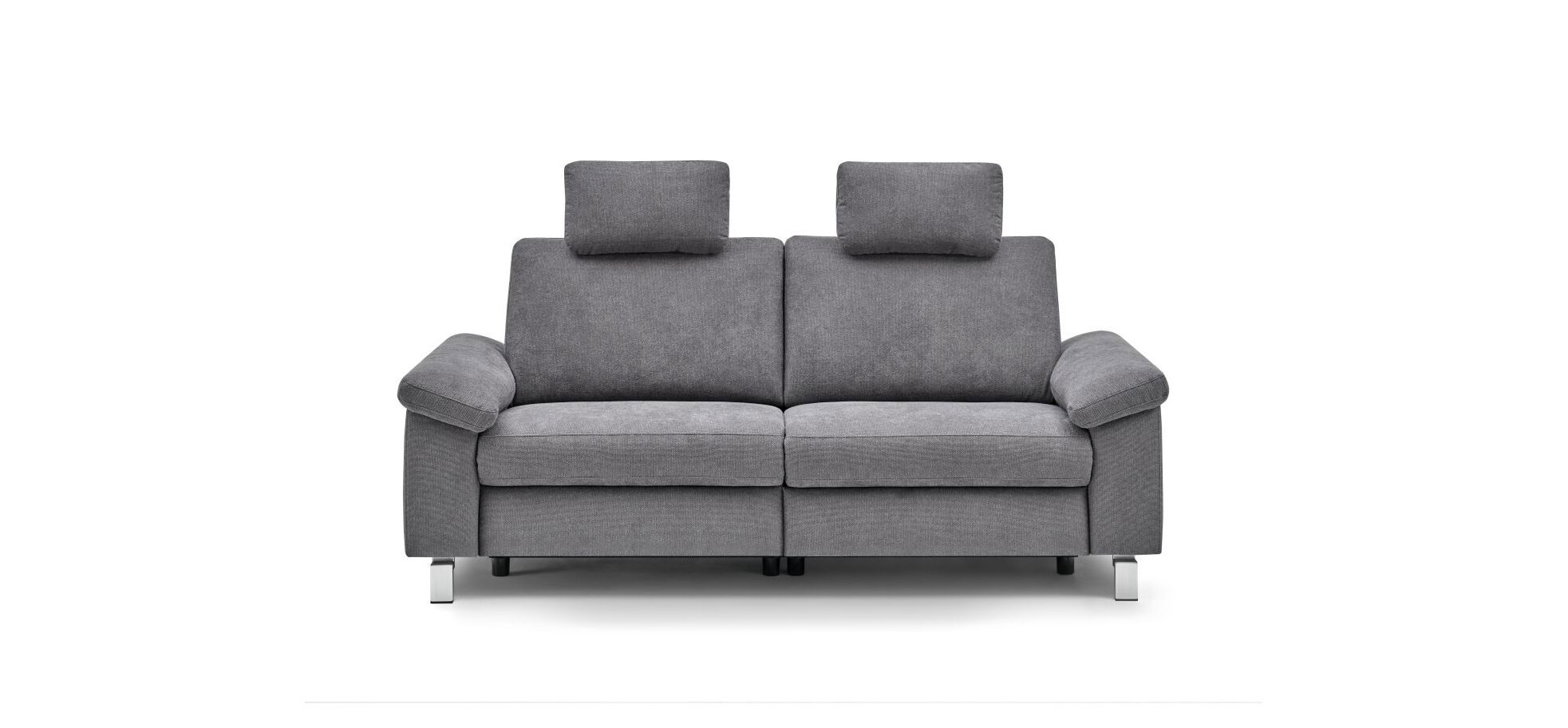 Sofa CALM PLUS - 2x Relaxfunktion (teilmotorisch), 3-Sitzer, Anthrazit, Flachgewebe – Bild 3