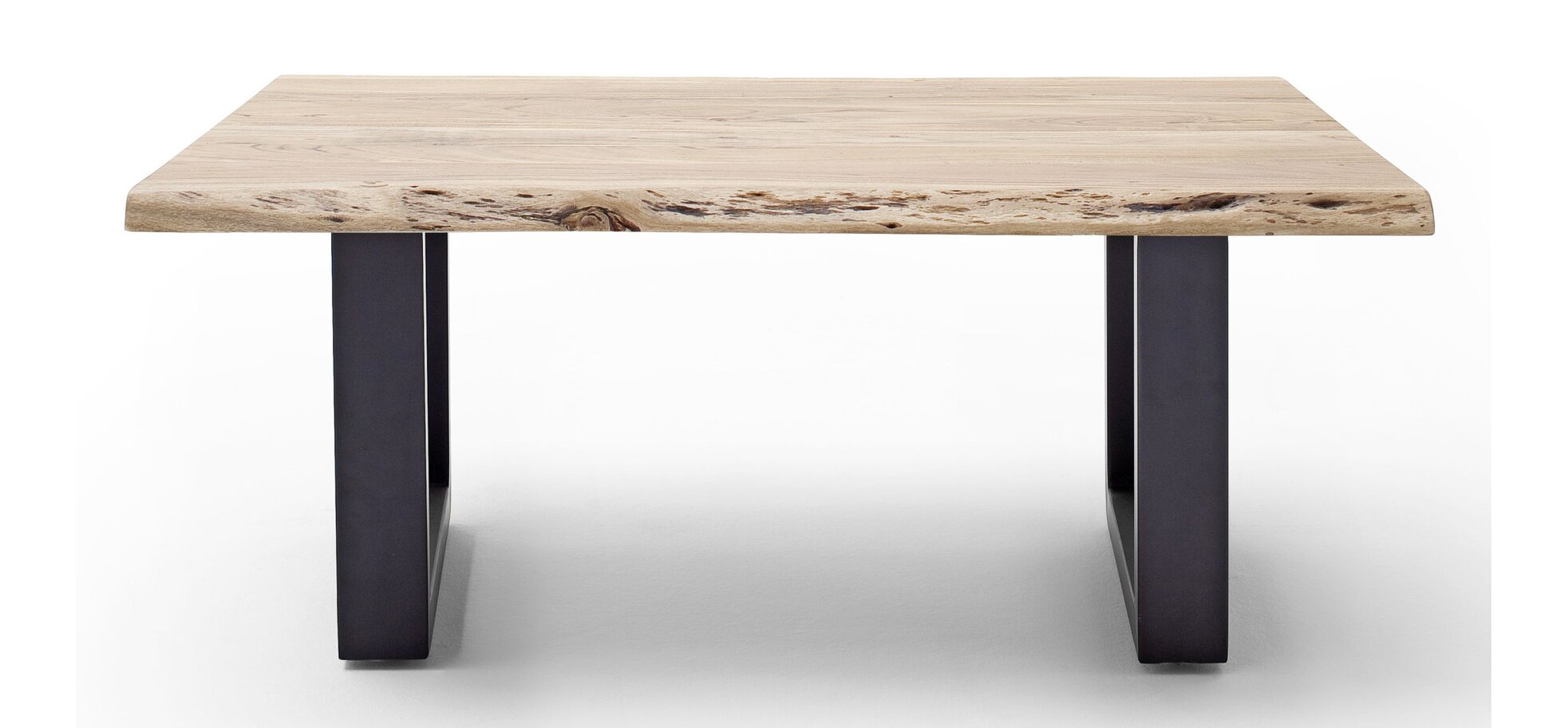 Couchtisch MAIDI braun/grau mit U-Gestell