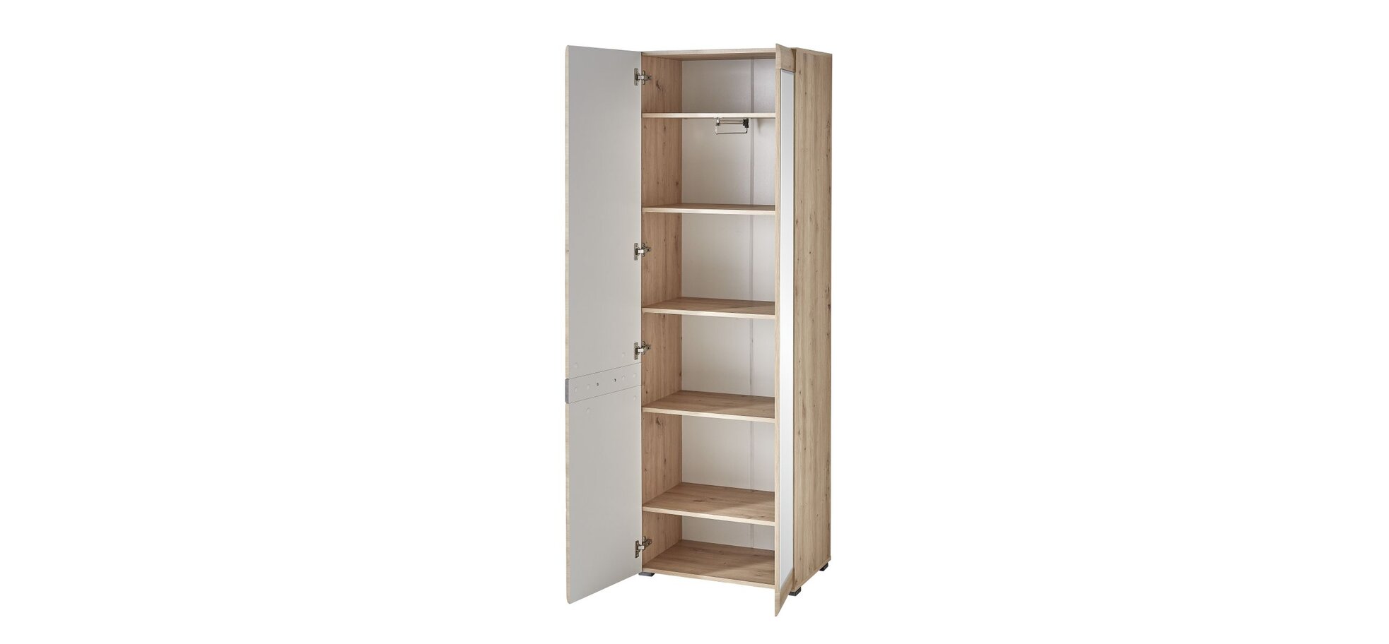 Garderobenschrank - Eiche Dekor – Bild 3
