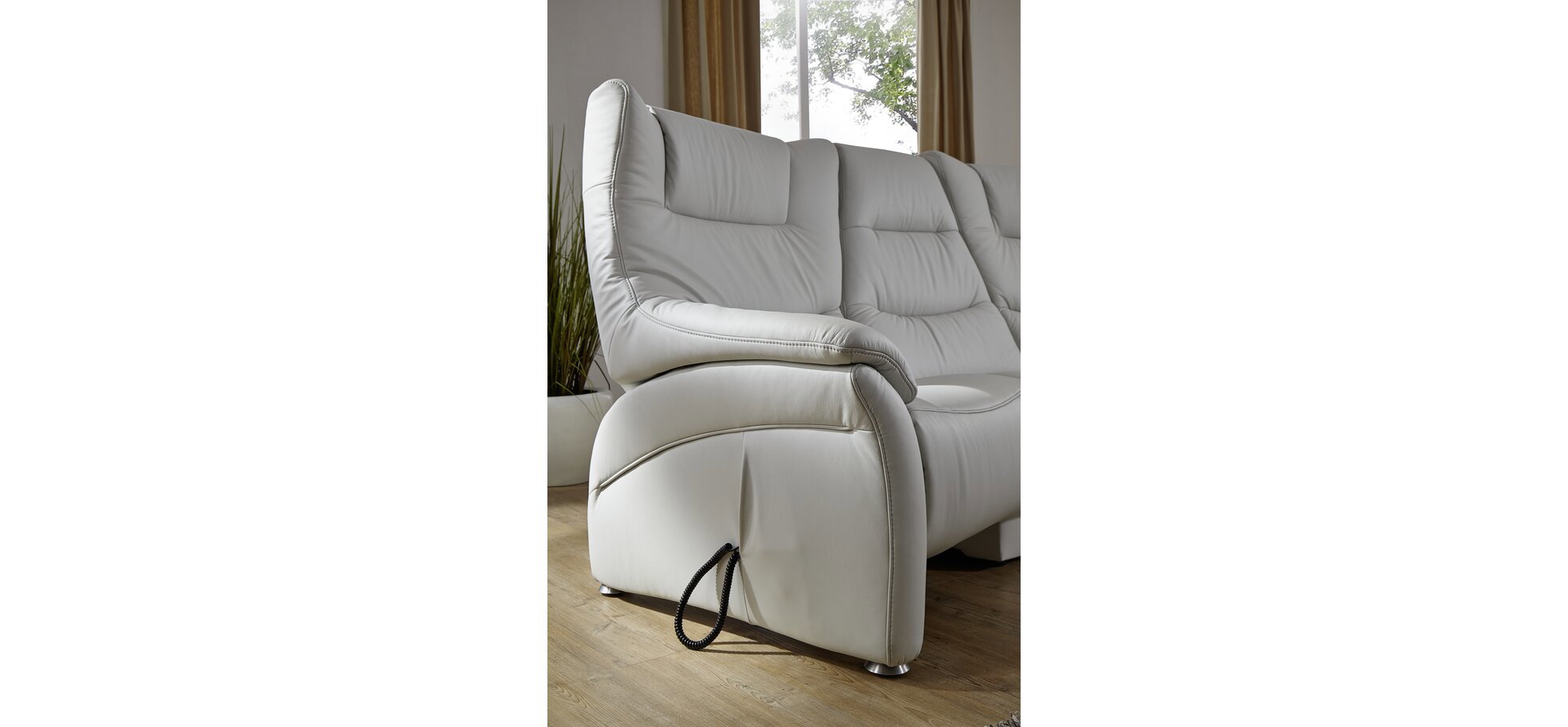 Trapezsofa EM Aarhus in Leder – Bild 5