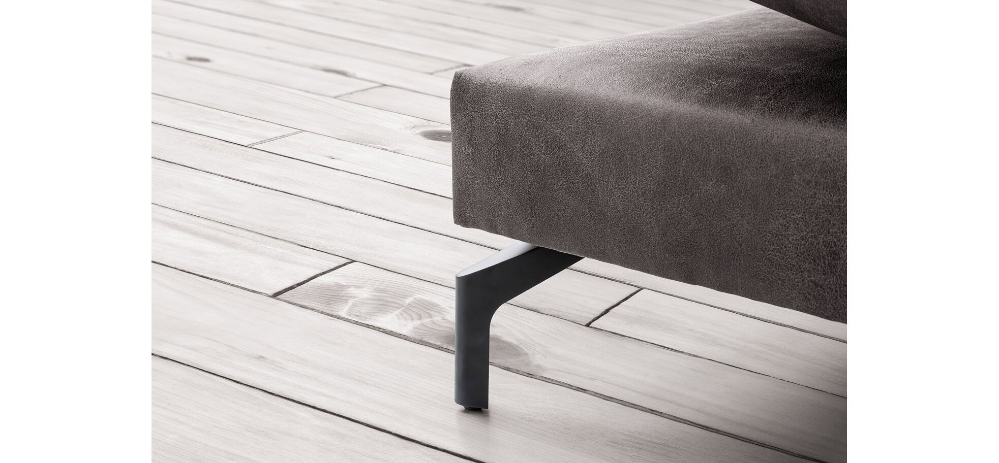 Ecksofa - Ecke links mit 2,5-Sitzer inkl. Armteil- und Rückenverstellung, Stoff, Hellbraun – Bild 3