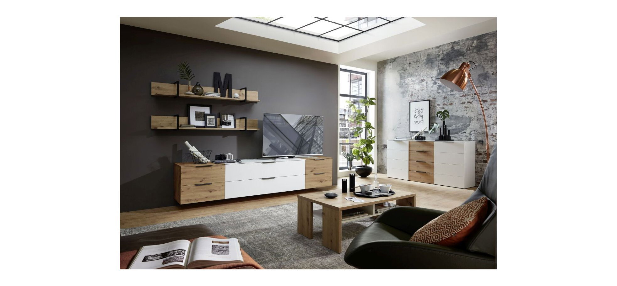 Wandboard - Eiche Dekor – Bild 2