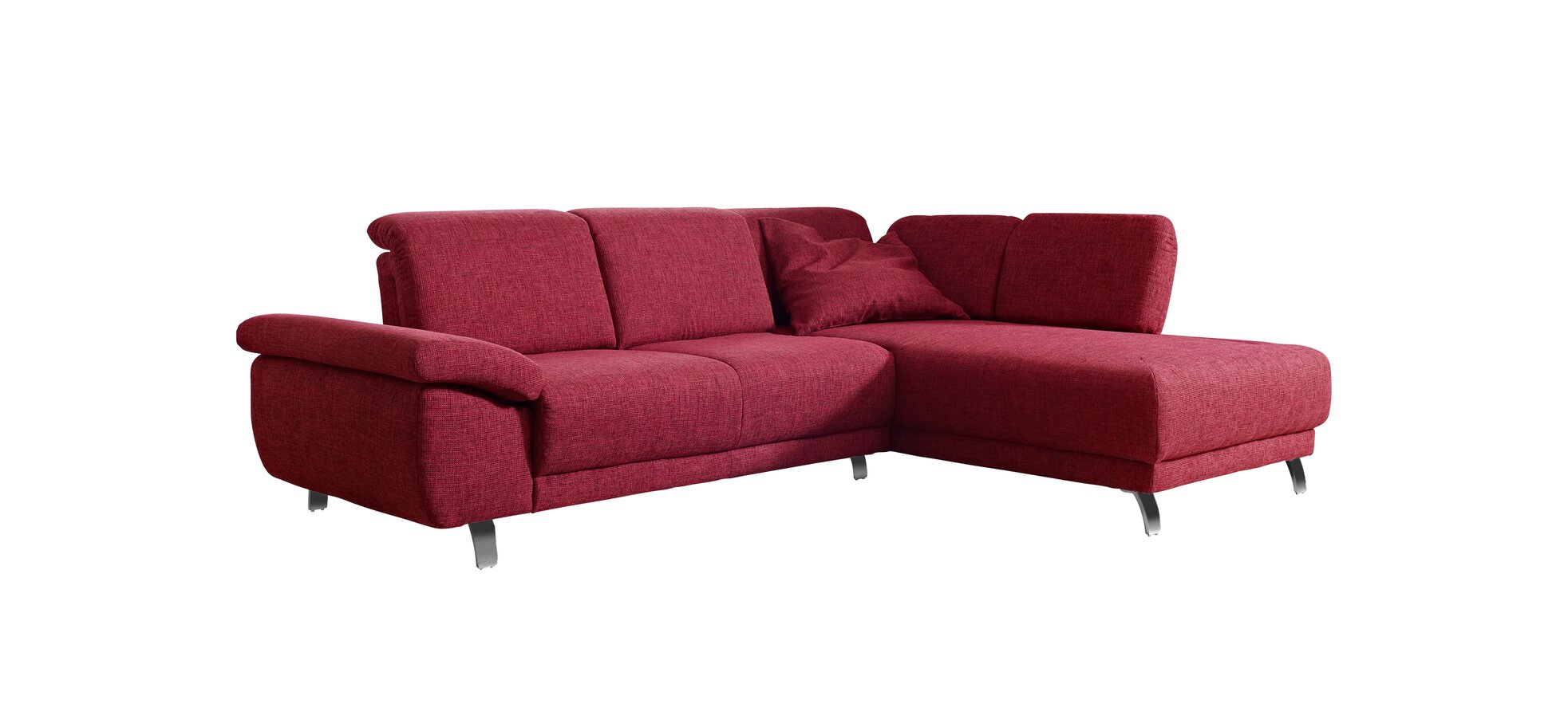 Wohnlandschaft in Rot