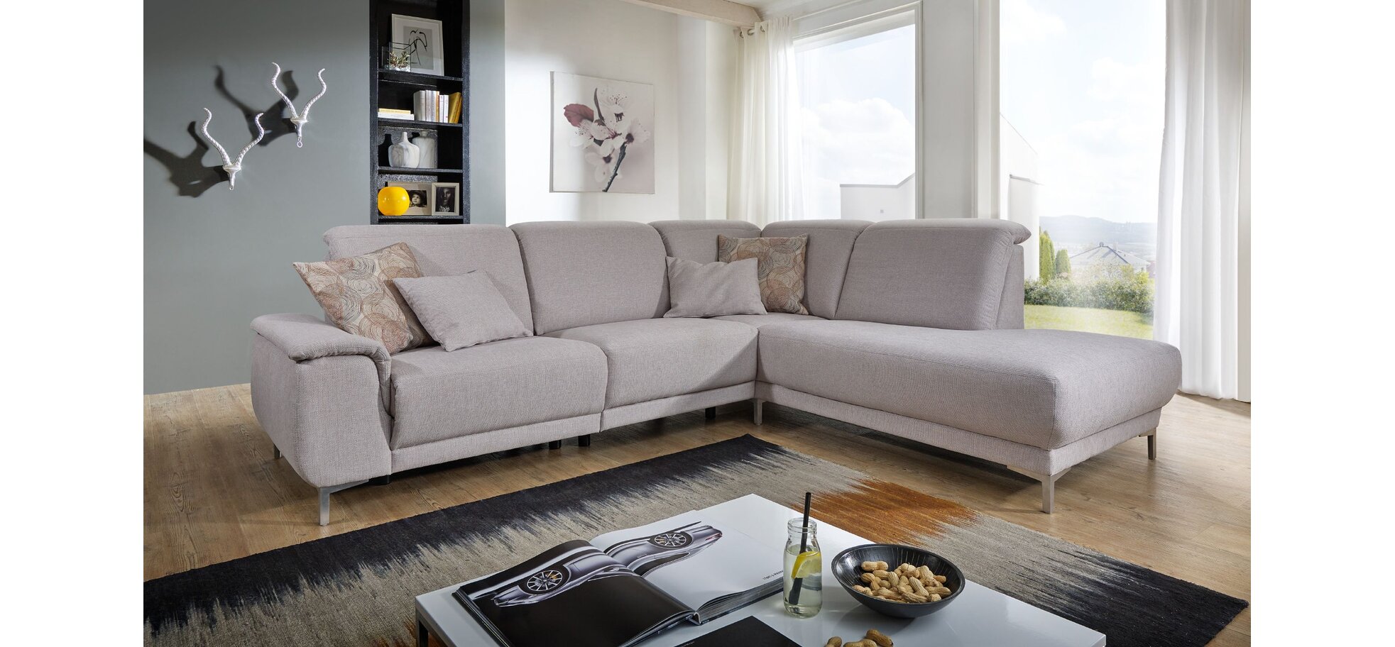Polsterecke in beige – Bild 2