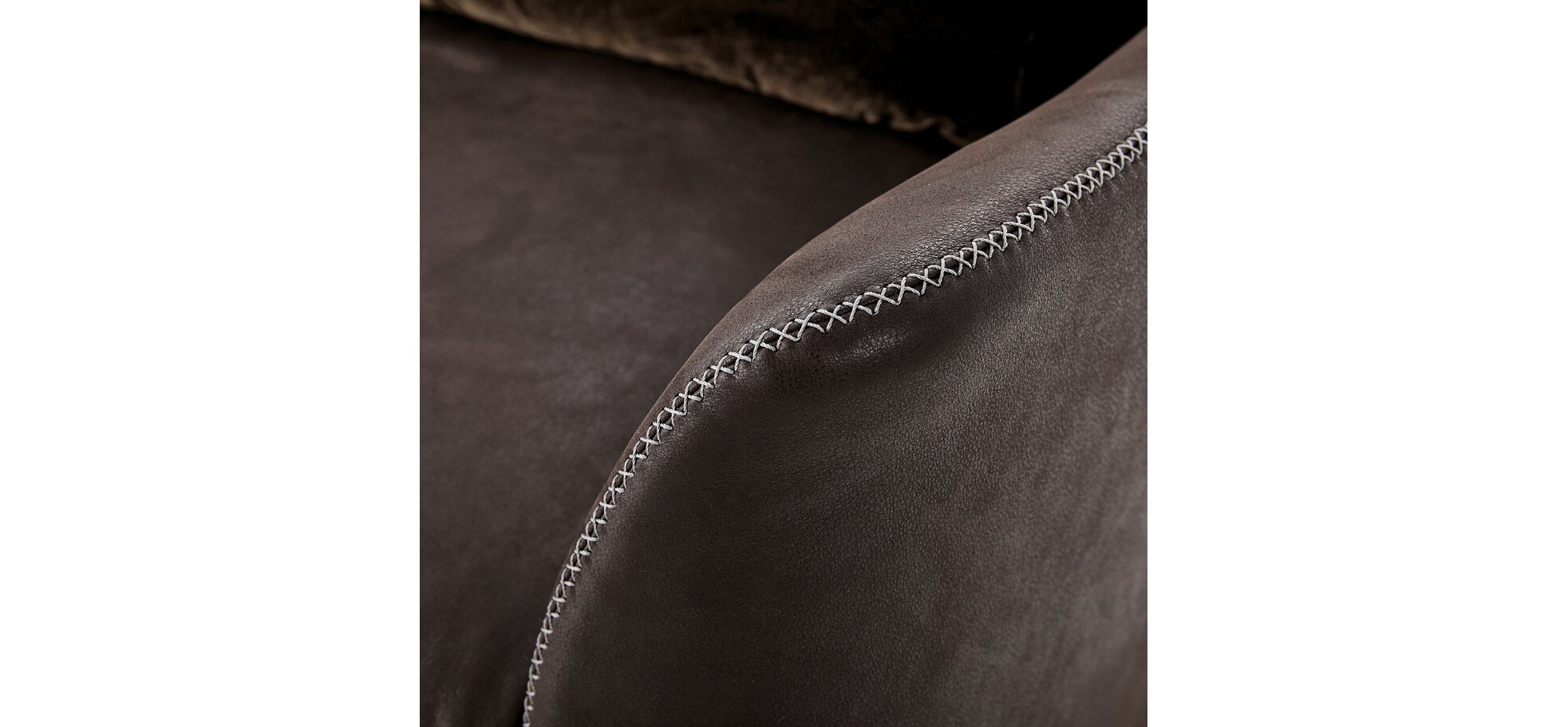 2-Sitzer Ledersofa – Bild 2