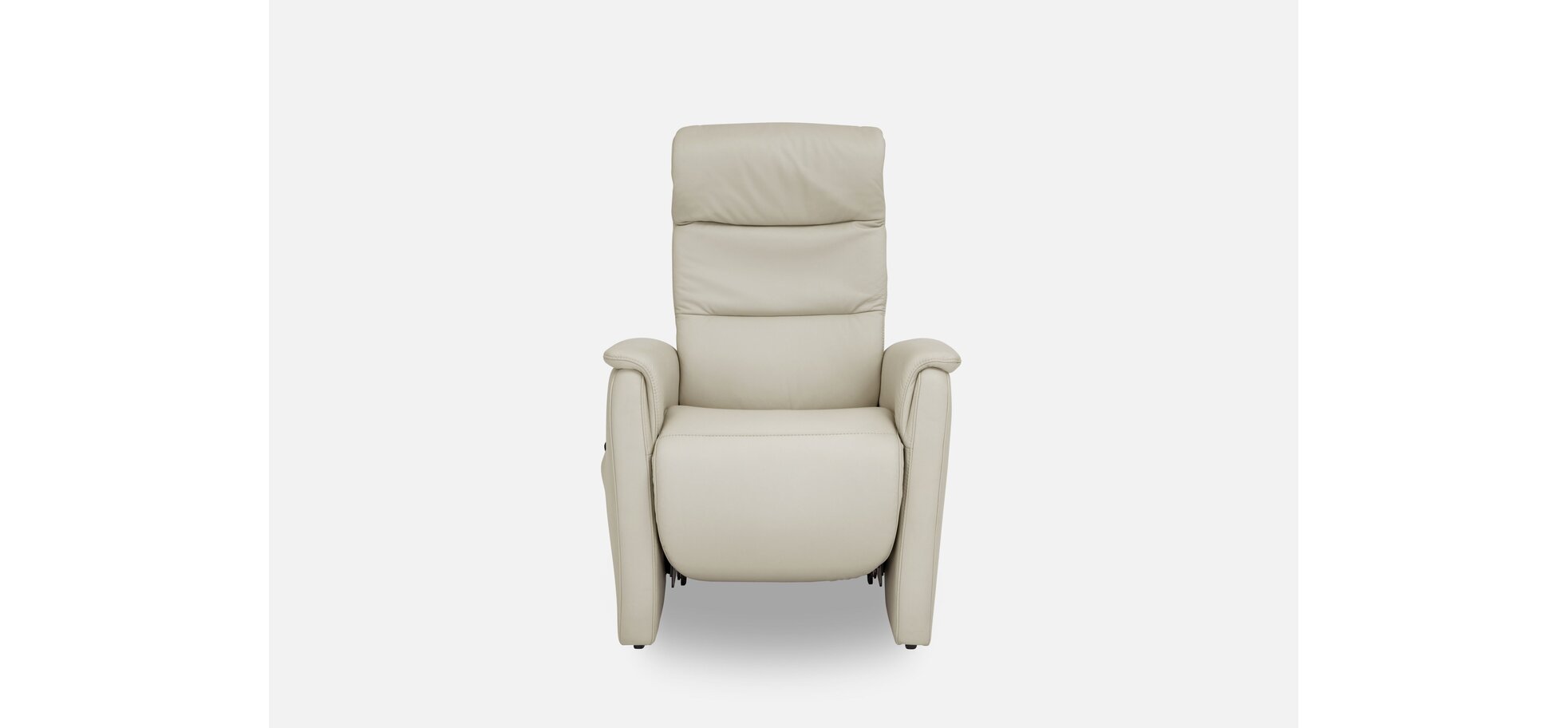Relaxsessel in hellem Leder – Bild 6