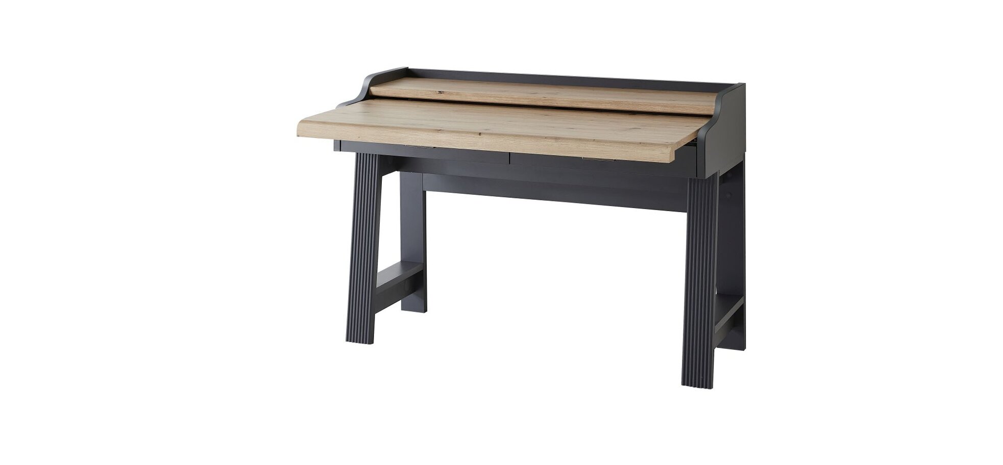 Konsol-/Homeoffice-Tisch - Graphit, Eiche Dekor – Bild 11