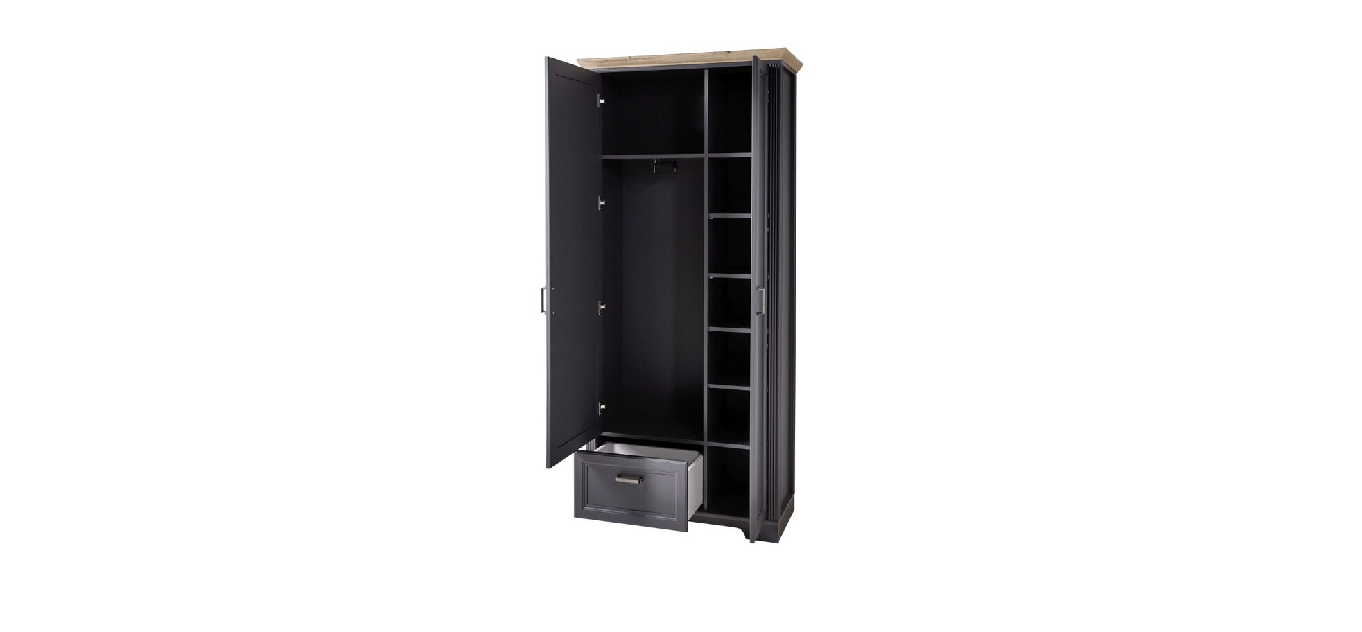 Garderobenschrank - Graphit – Bild 4