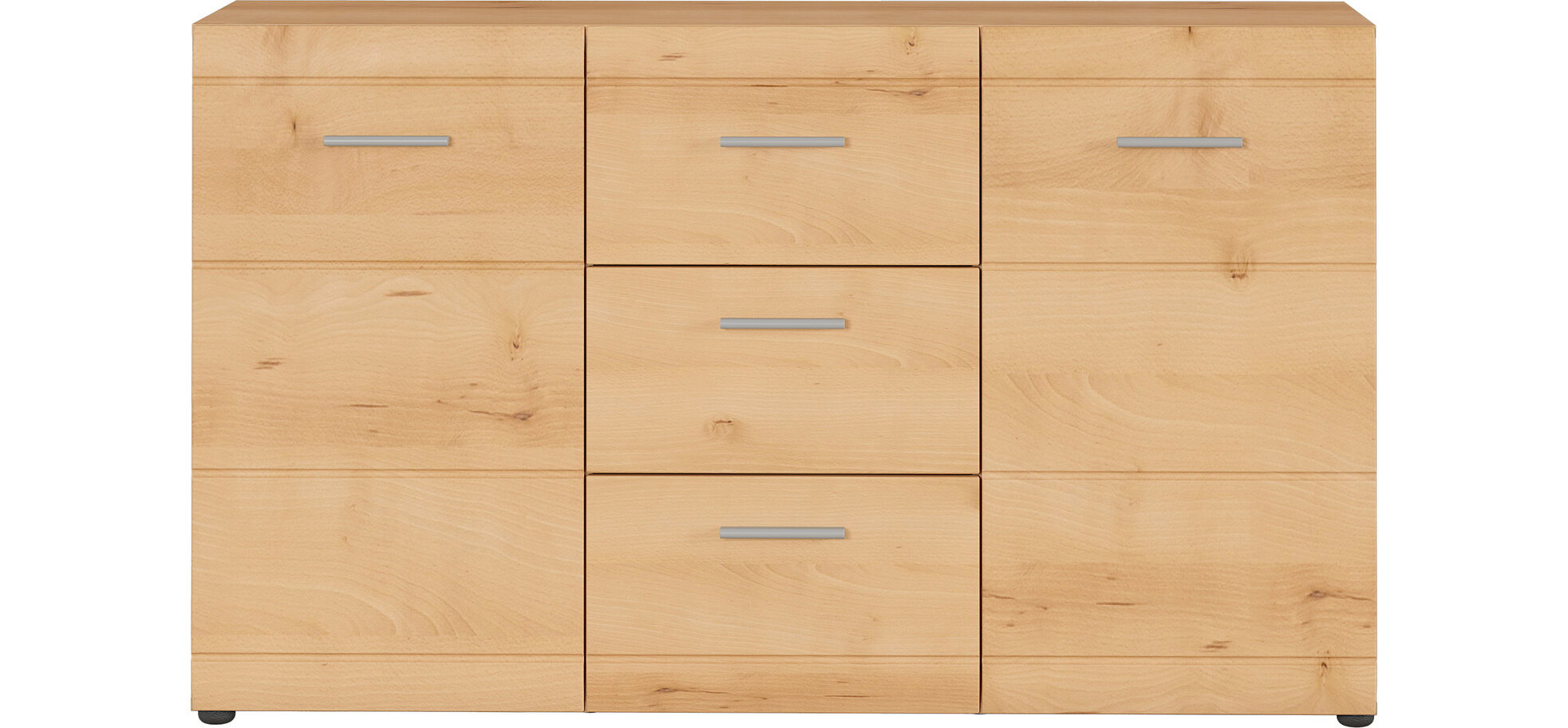 Sideboard GALDO 2-türig mit 3 Schüben Edelbuche Nachbildung – Bild 2