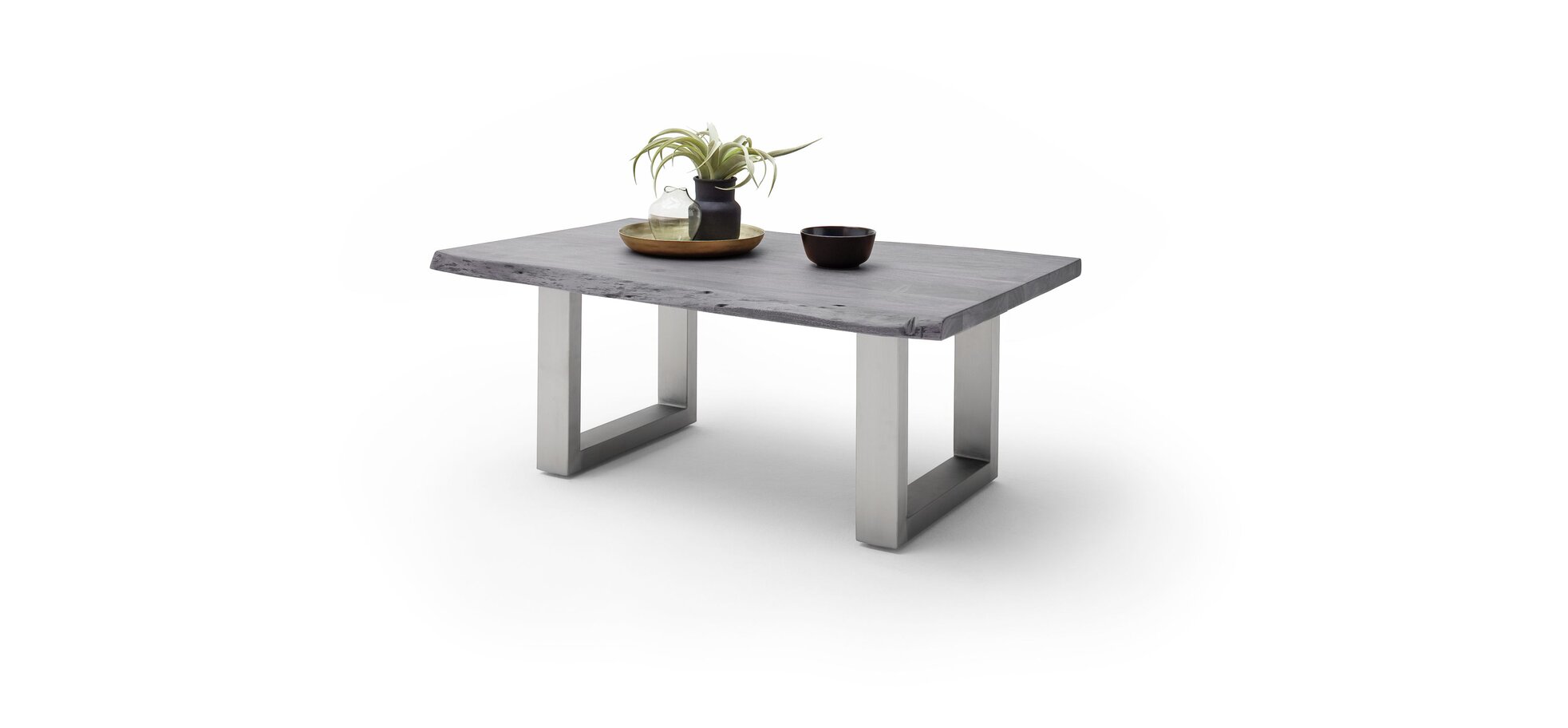 Couchtisch MAIDI grau mit U-Gestell – Bild 3