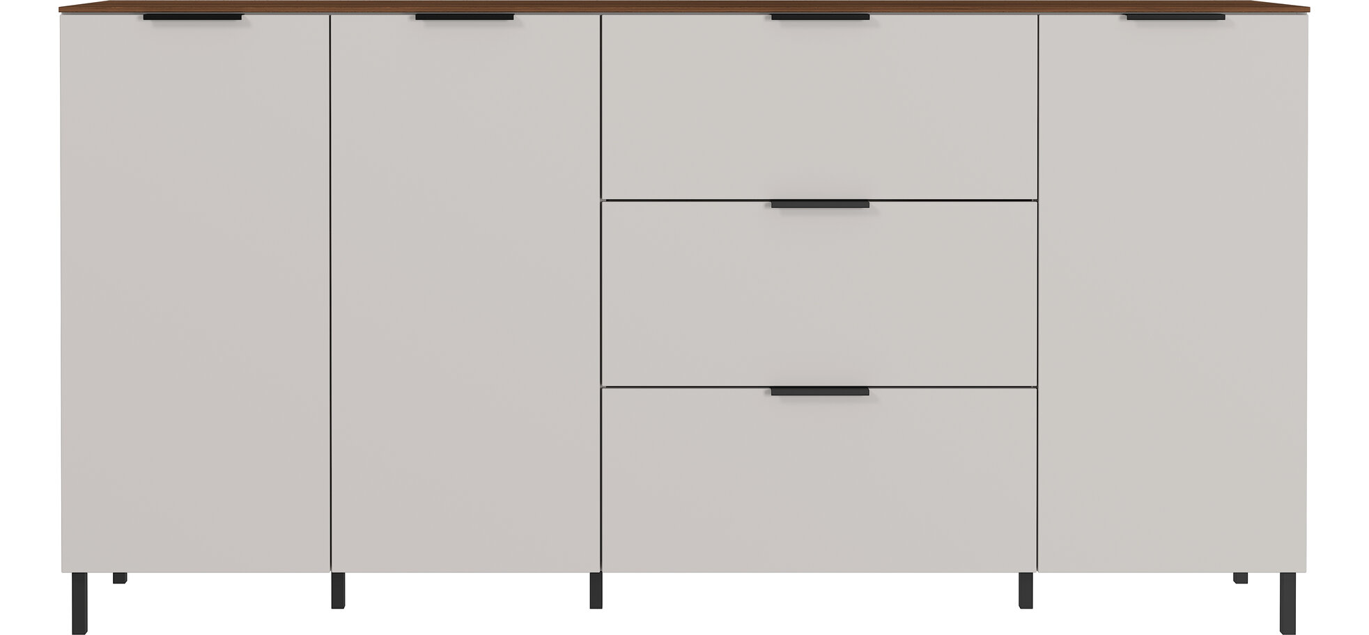 Sideboard GIWON mit 3 Türen und 3 Schüben kaschmir – Bild 2