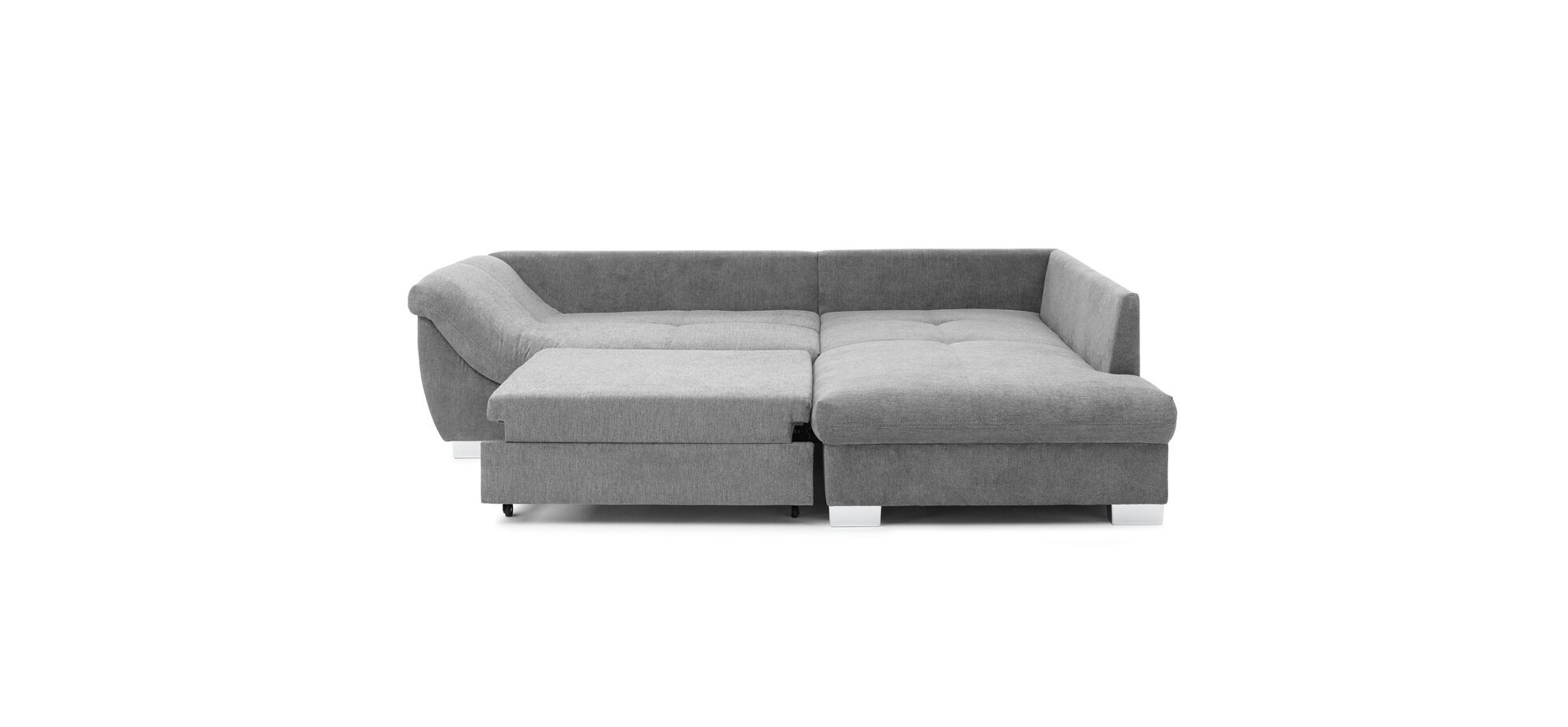 Polsterecke NEELE - Schlaffunktion, 2-Sitzer, Ecke rechts in Microfaser Anthrazit – Bild 8