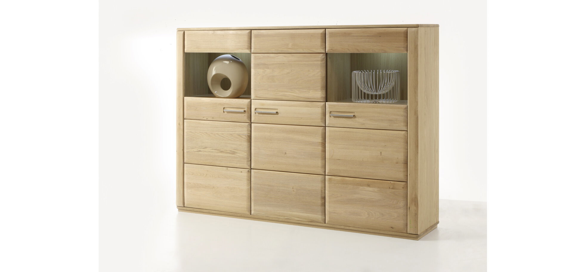 Highboard in Eiche