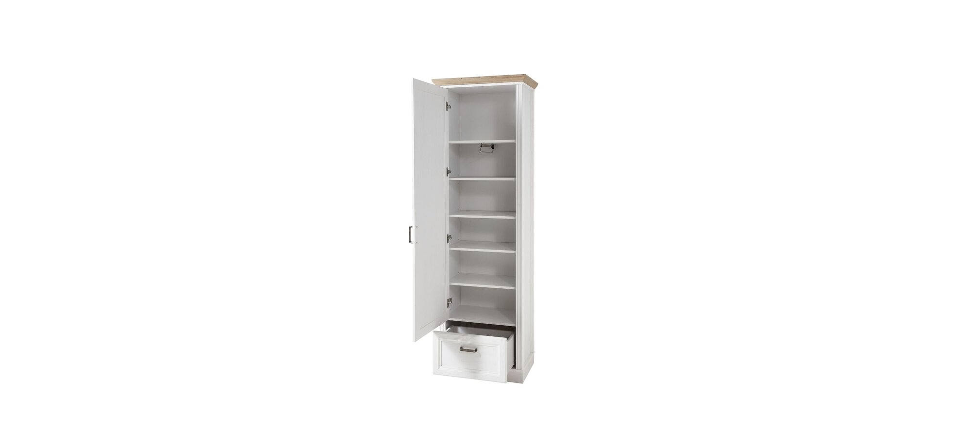 Garderobenschrank - Weiß – Bild 5