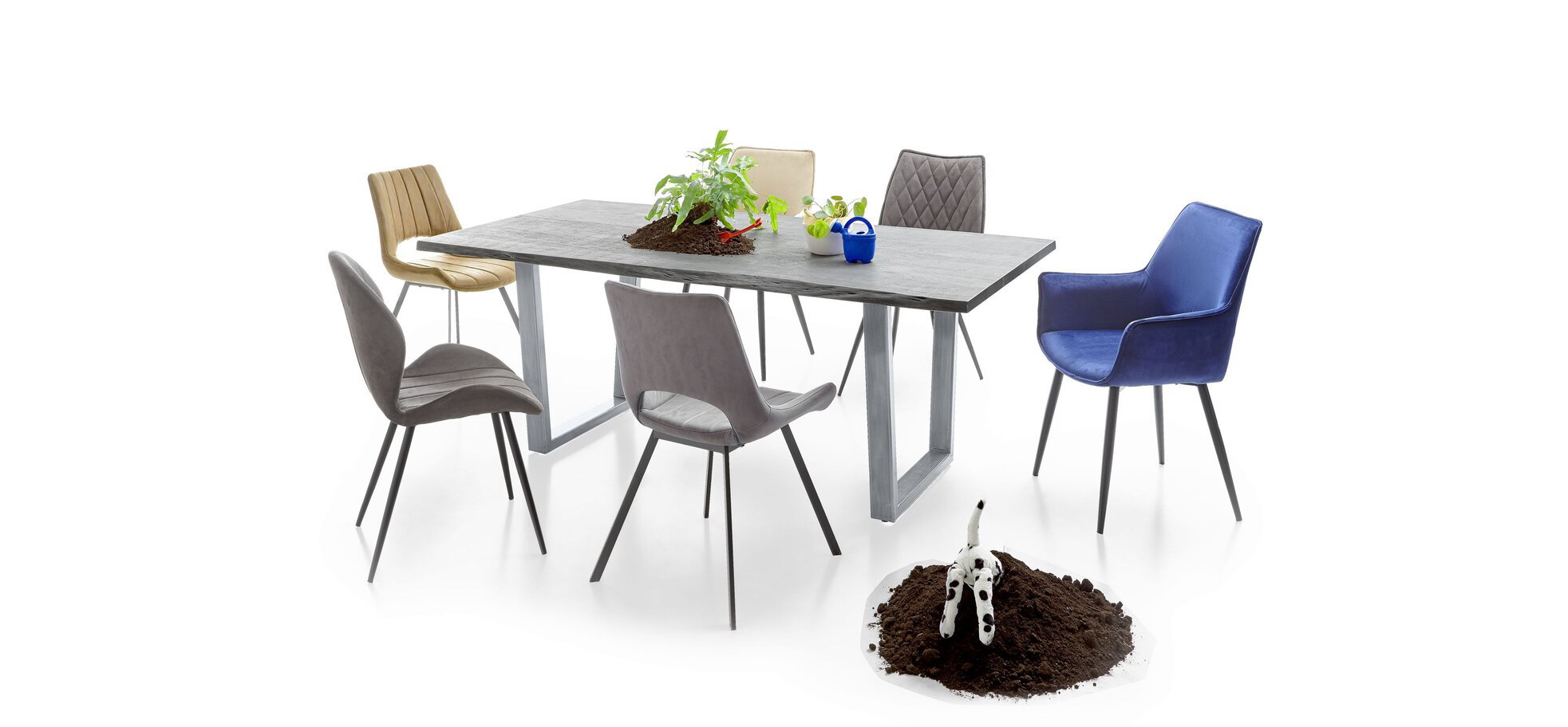 Stuhl MIU anthrazit – Bild 3