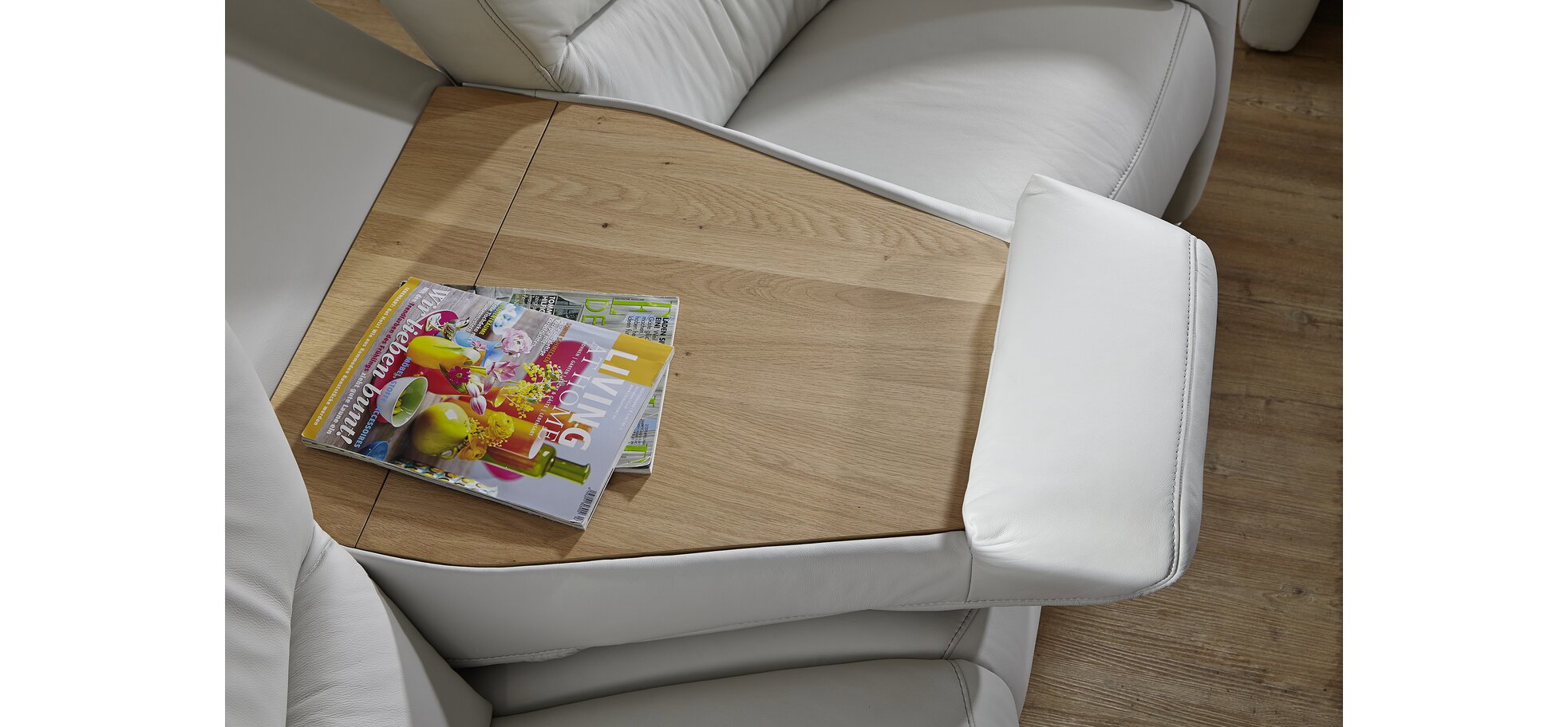 Trapezsofa EM Aarhus in Leder – Bild 7