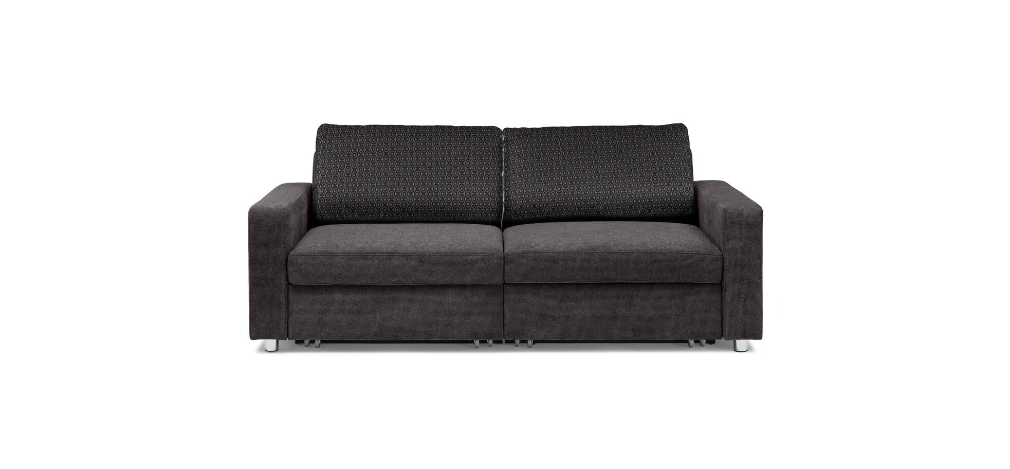 Sofa Pro Flexx - 2-Sitzer in Stoff Dunkelgrau