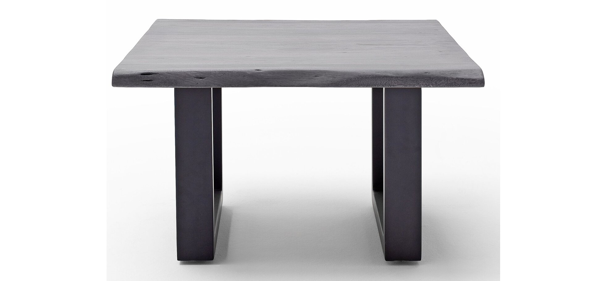 Couchtisch MAIDI grau mit U-Form Gestell