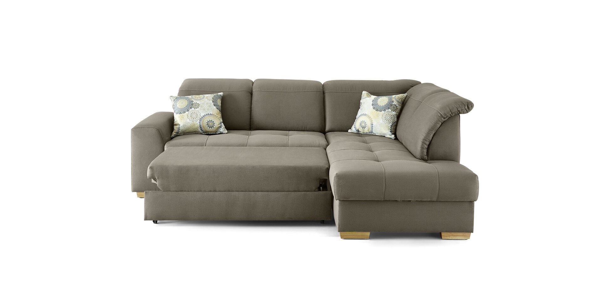 Ecksofa NERIO braun mit Schlaffunktion – Bild 3